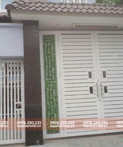 cua cong sat hop 2 canh dep