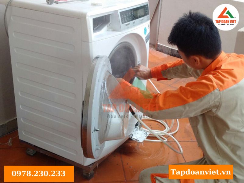 Dịch vụ Sửa lỗi E1 máy giặt Toshiba của Tập Đoàn Việt 