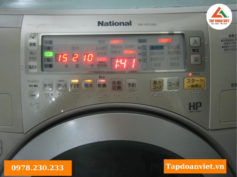 Tổng hợp bảng mã lỗi máy giặt National 