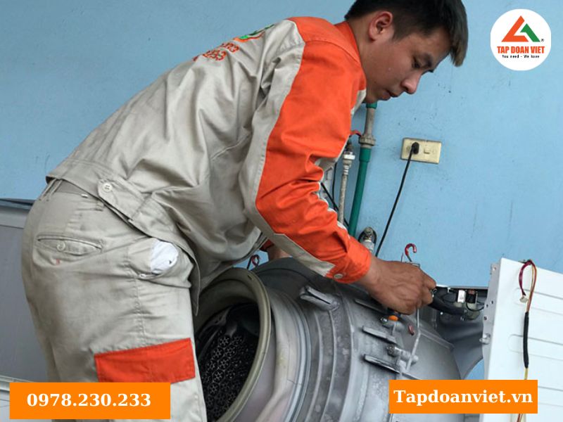 Dịch vụ sửa lỗi E3 máy giặt Toshiba của Tập Đoàn Việt 