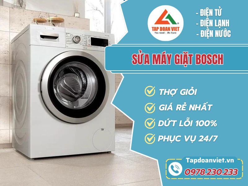 Thợ sửa máy giặt Bosch tay nghề giỏi 