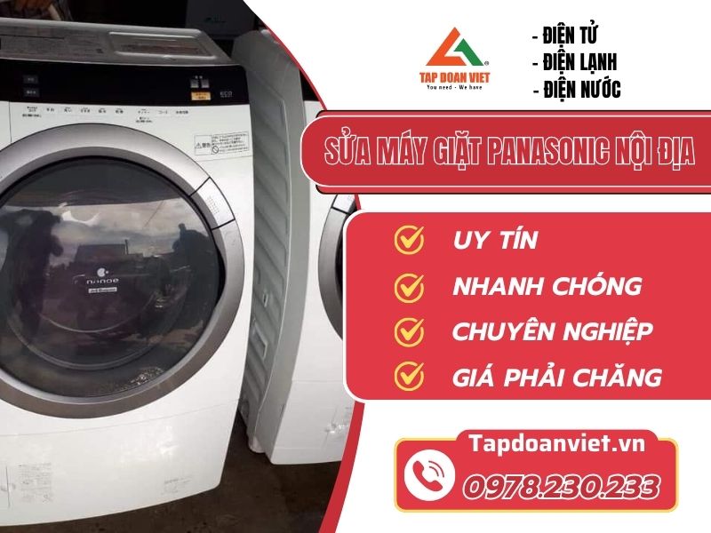 Thợ sửa máy giặt Panasonic nội địa tay nghề giỏi 