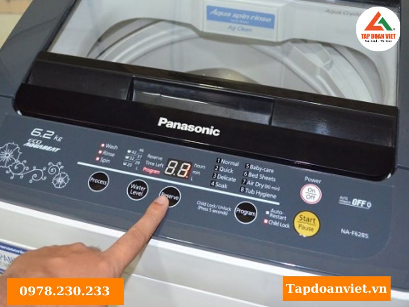 Tổng hợp các mã lỗi máy giặt Panassonic cụ thể nhất 