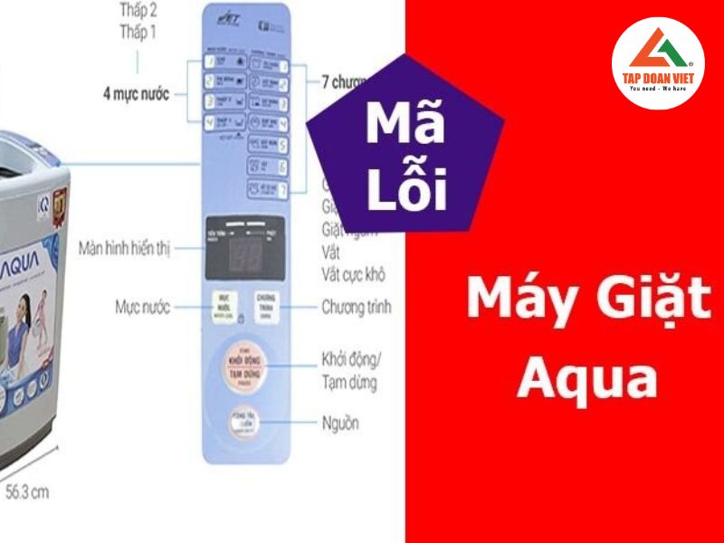 Bảng mã lỗi máy giặt Aqua 