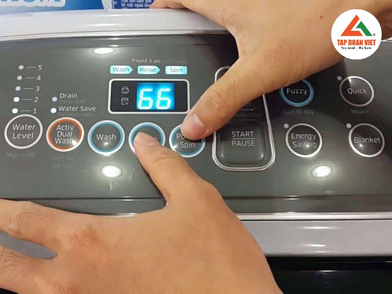 Cách reset máy giặt Toshiba khi gặp sự cố 