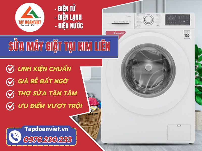 Sua may giat tai kim lien tapdoanviet