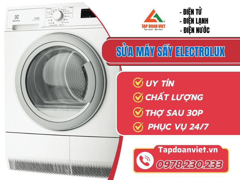 Thợ sửa máy sấy Electrolux tay nghề giỏi 