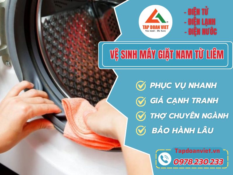 Địa chỉ vệ sinh máy giặt Nam Từ Liêm chuyên nghiệp, giá rẻ,