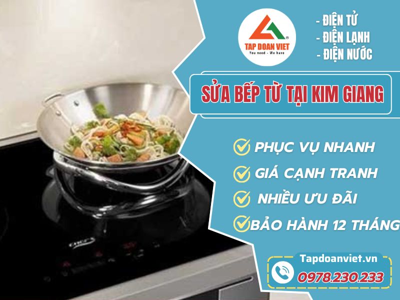 Dịch vụ sửa bếp từ tại Kim Giang - Phục vụ 24/7