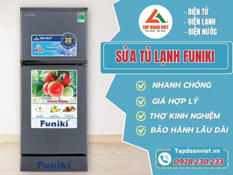 Giải pháp sửa tủ lạnh Funiki dứt lỗi nhanh, giá sốc