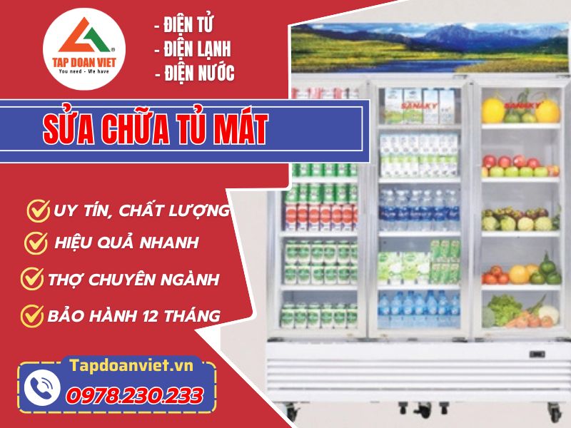 Dịch vụ sửa tủ mát tại Hà Nội uy tín, tiết kiệm chi phí 30%