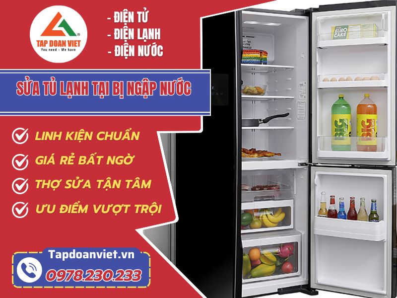 Nguyên nhân và biện pháp khắc phục khi tủ lạnh bị ngập nước