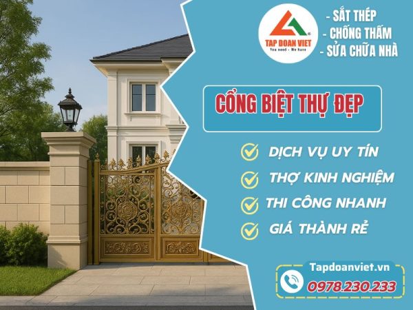 Cong Biet Thu Dep Tapdoanviet
