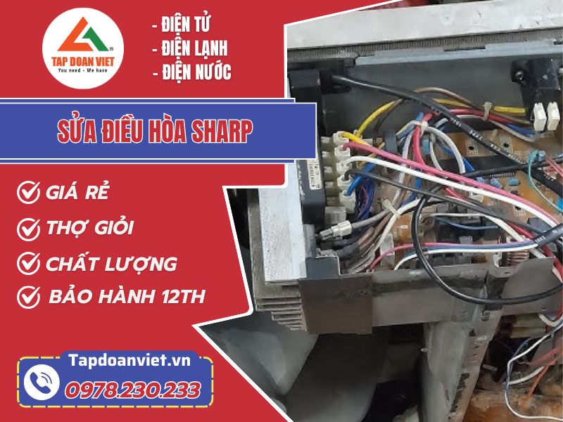 Thợ sửa điều hòa Sharp tay nghề giỏi 