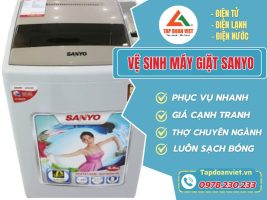 Vệ Sinh Máy Giặt Sanyo