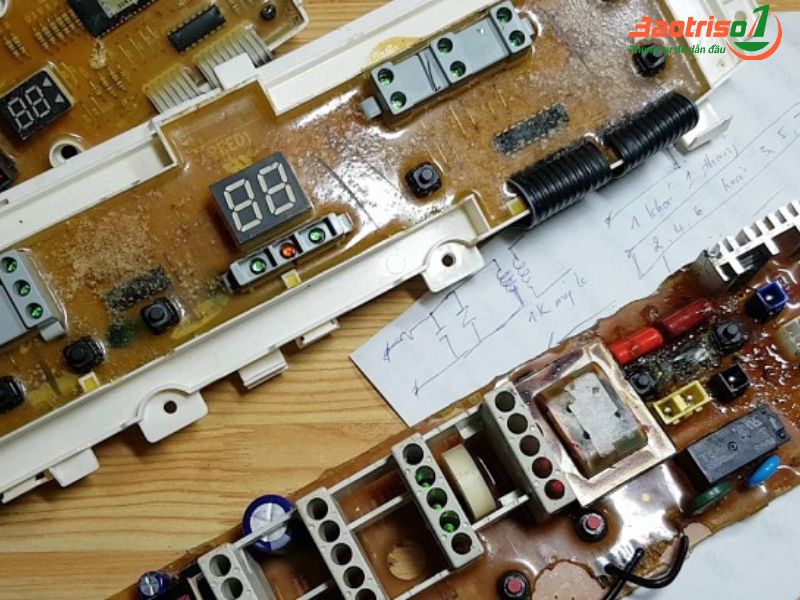 Nguyên nhân và cách sửa bo mạch máy giặt hiệu quả tức thì