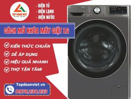Cách Mở Khóa Máy Giặt Lg