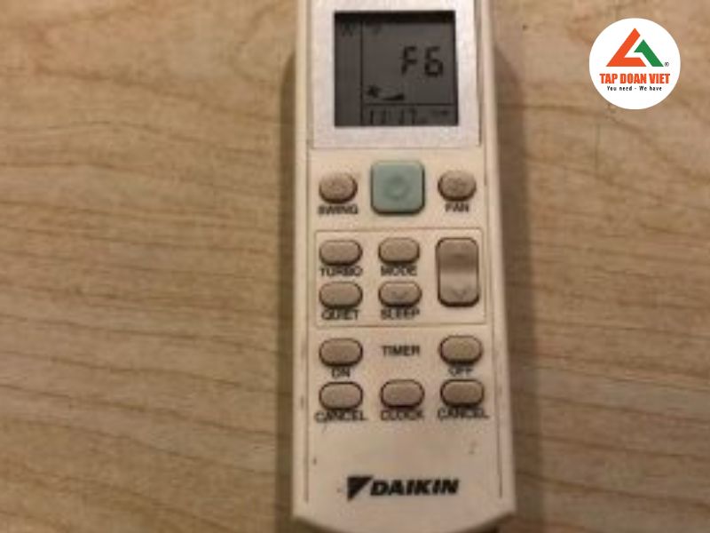 Dấu hiệu nhận biết lỗi F6 điều hòa Daikin 