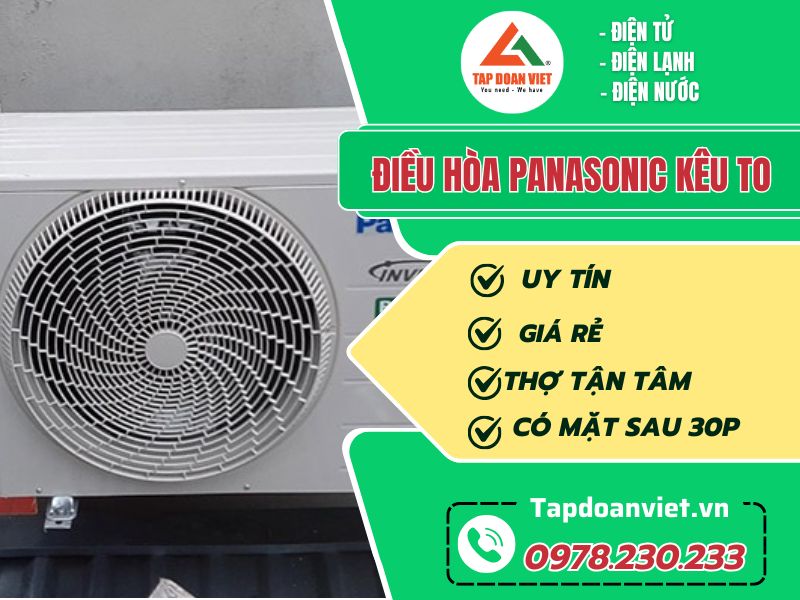 Thợ sửa điều hòa Panasonic kêu to tay nghề giỏi 