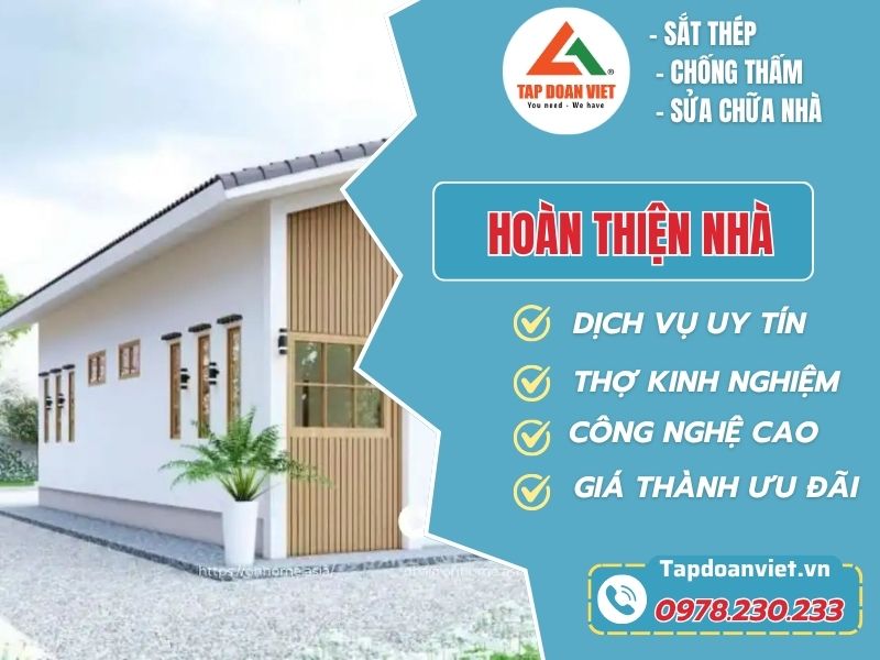 Dịch vụ Hoàn Thiện Nhà Trọn Gói – Tối Ưu Chi Phí Cùng Tapdoanviet