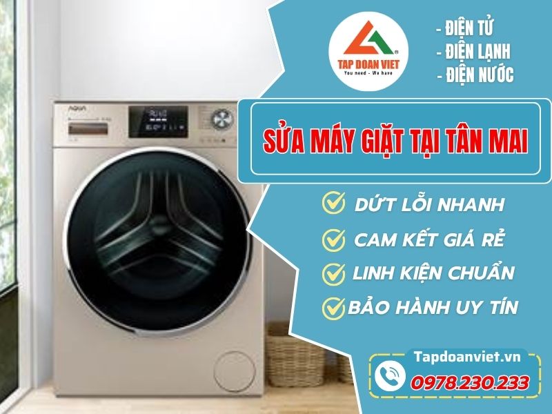Sửa máy giặt tại Tân Mai chuyên nghiệp giá tốt!