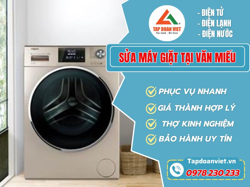 Sửa máy giặt tại Văn Miếu, Văn Chương thợ giỏi giá tốt!