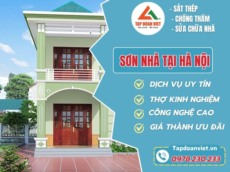 Sơn nhà tại Hà Nội – Giải pháp hoàn hảo cùng Tapdoanviet