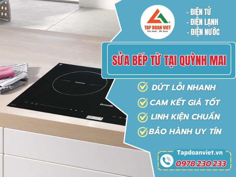 Sửa Bếp Từ Tại Quỳnh Mai - Tapdoanviet Hỗ Trợ Tận Nhà, Chuyên Nghiệp, Giá Tốt