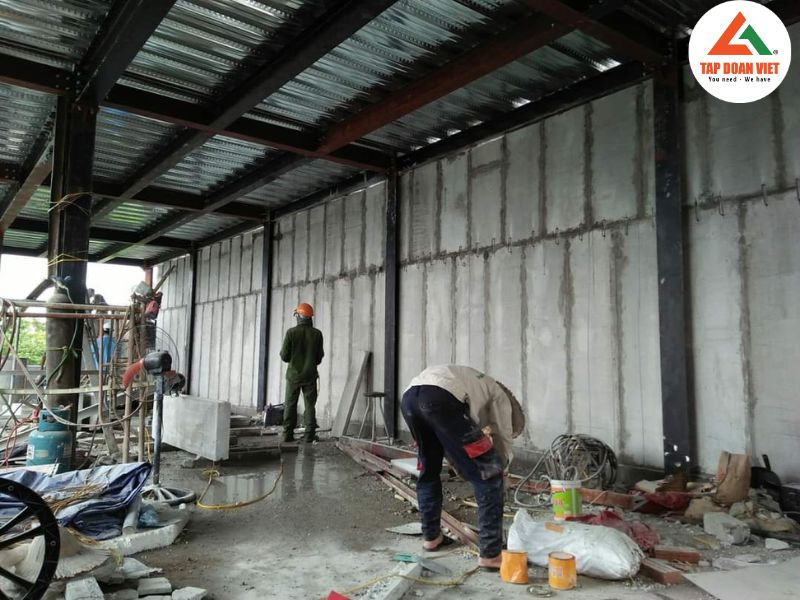  Các hạng mục sửa chữa nhà xưởng của Tapdoanviet