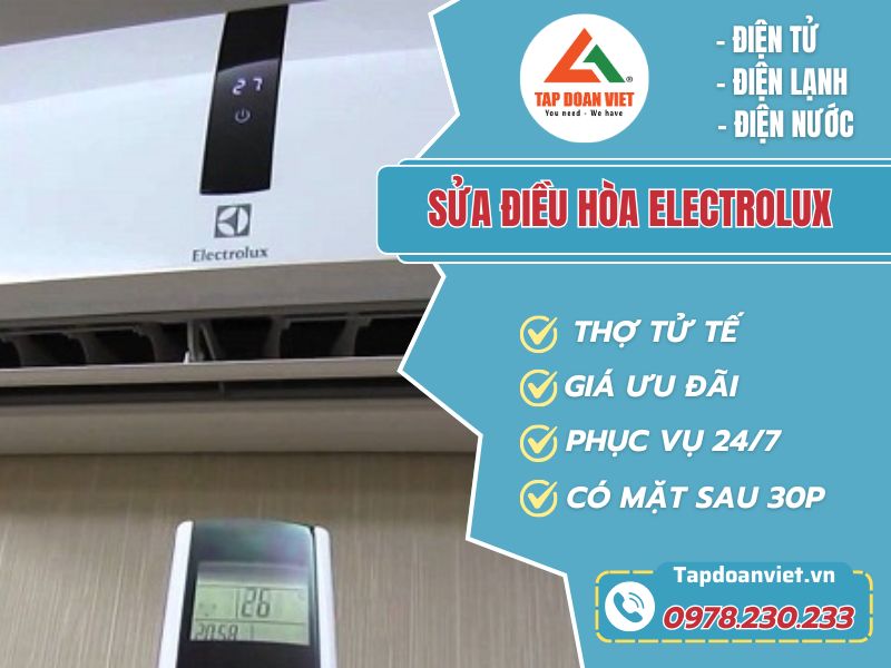 Thợ sửa điều hòa Electrolux tay nghề giỏi 