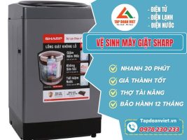 Vệ Sinh Máy Giặt Sharp