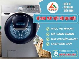 Vệ Sinh Máy Giặt Nội địa Nhật