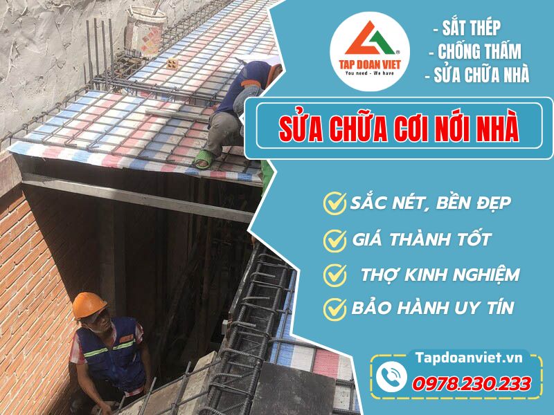 Dịch vụ sửa chữa cơi nới nhà chuyên nghiệp từ Tapdoanviet