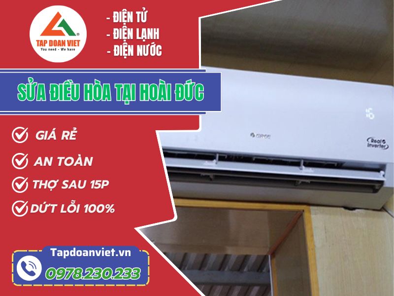 Thợ sửa điều hòa tại Hoài Đức tay nghề giỏi 