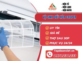 Ve Sinh Dieu Hoa Casper Tapdoanviet