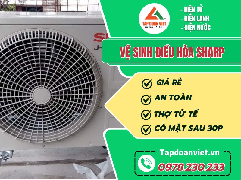Ve Sinh Dieu Hoa Sharp Tapdoanviet