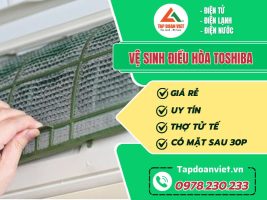 Ve Sinh Dieu Hoa Toshiba Tapdoanviet