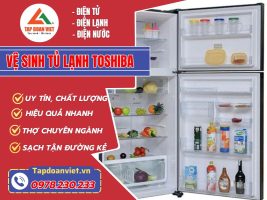 Ve Sinh Tu Lanh Toshiba Tapdoanviet
