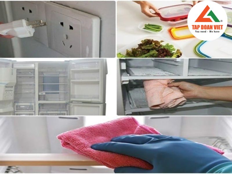 Hướng dẫn vệ sinh tủ lạnh tại nhà Đống Đa chuyên nghiệp 