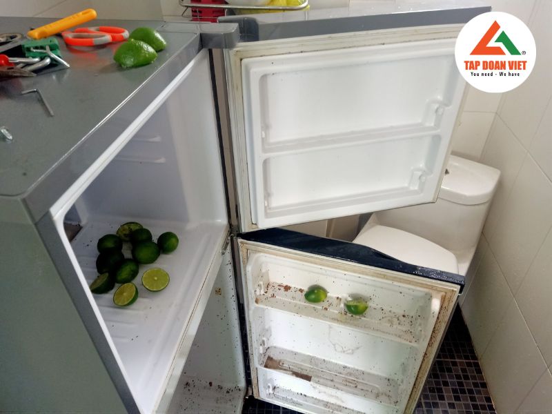 Tapdoanviet - địa chỉ vệ sinh tủ lạnh tại Long Biên uy tín 