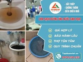 Lam Sach Duong Ong Nuoc Sinh Hoat Tapdoanviet