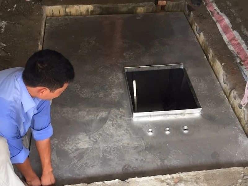 Quy trình Vệ sinh bể nước ngầm mới xây 