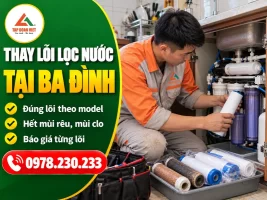 Thay lõi lọc nước tại Ba Đình