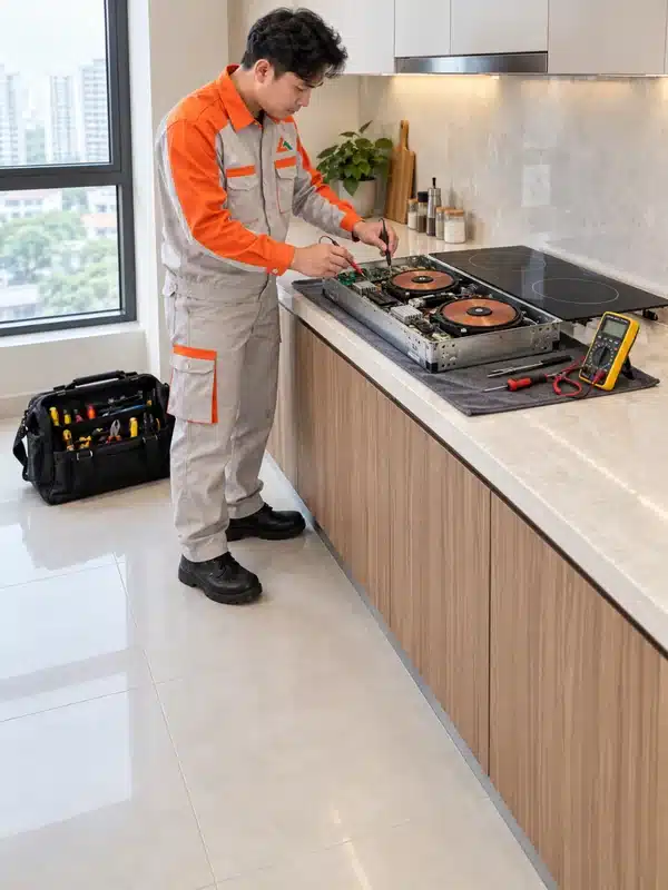 Thợ Tập Đoàn Việt sửa bếp từ tại nhà